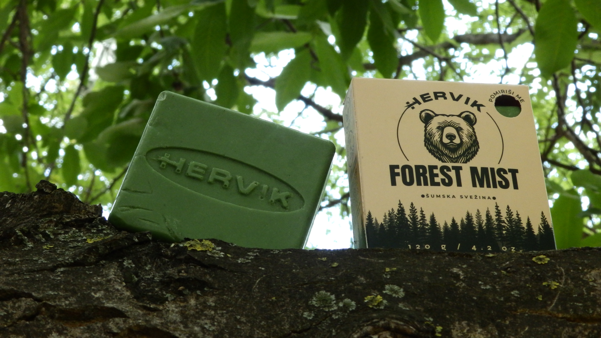 Hervik Forest Mist prirodni sapun za muškarce